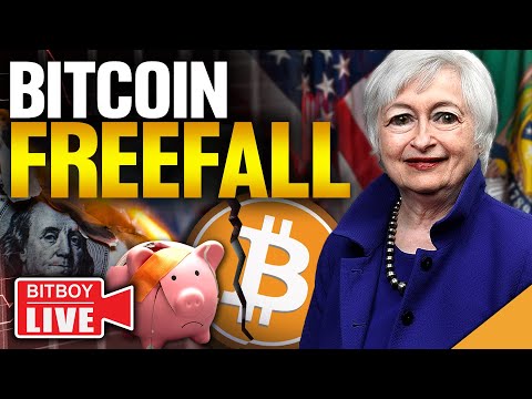 Bitcoin FREEFALL LIVE! (Silicon Valley Bank Run CRUSHES Crypto Market)