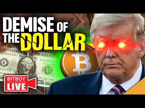 Bitcoin Prepares For MASSIVE Move! (Trump Predicts The Dollar's DEMISE)