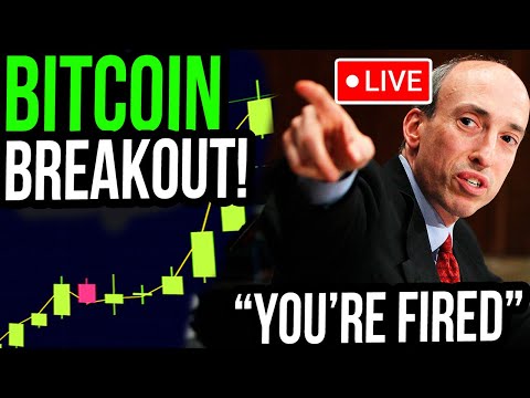 *LIVE* BITCOIN BREAKOUT!! 🚨 GARY GENSLER FIRED FROM SEC. $8M BITCOIN TRADE & CRYPTO NEWS