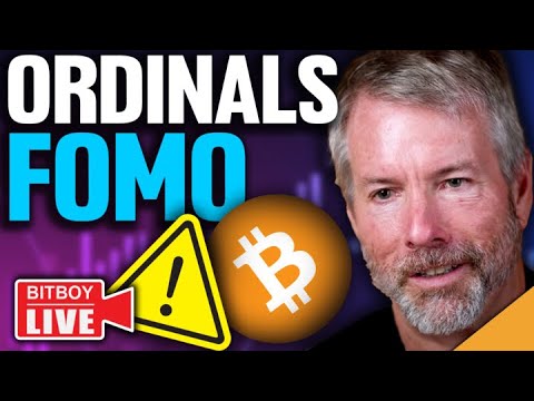 Bitcoin CPI BREAKOUT! (Michael Saylor FOMO's Into Ordinals)