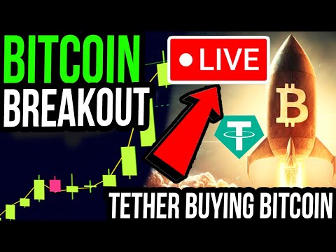 *LIVE* BITCOIN BREAKOUT!! 🚨 TETHER BUYING BILLIONS IN BITCOIN! THE NEXT 10X ALTCOIN? CRYPTO NEWS