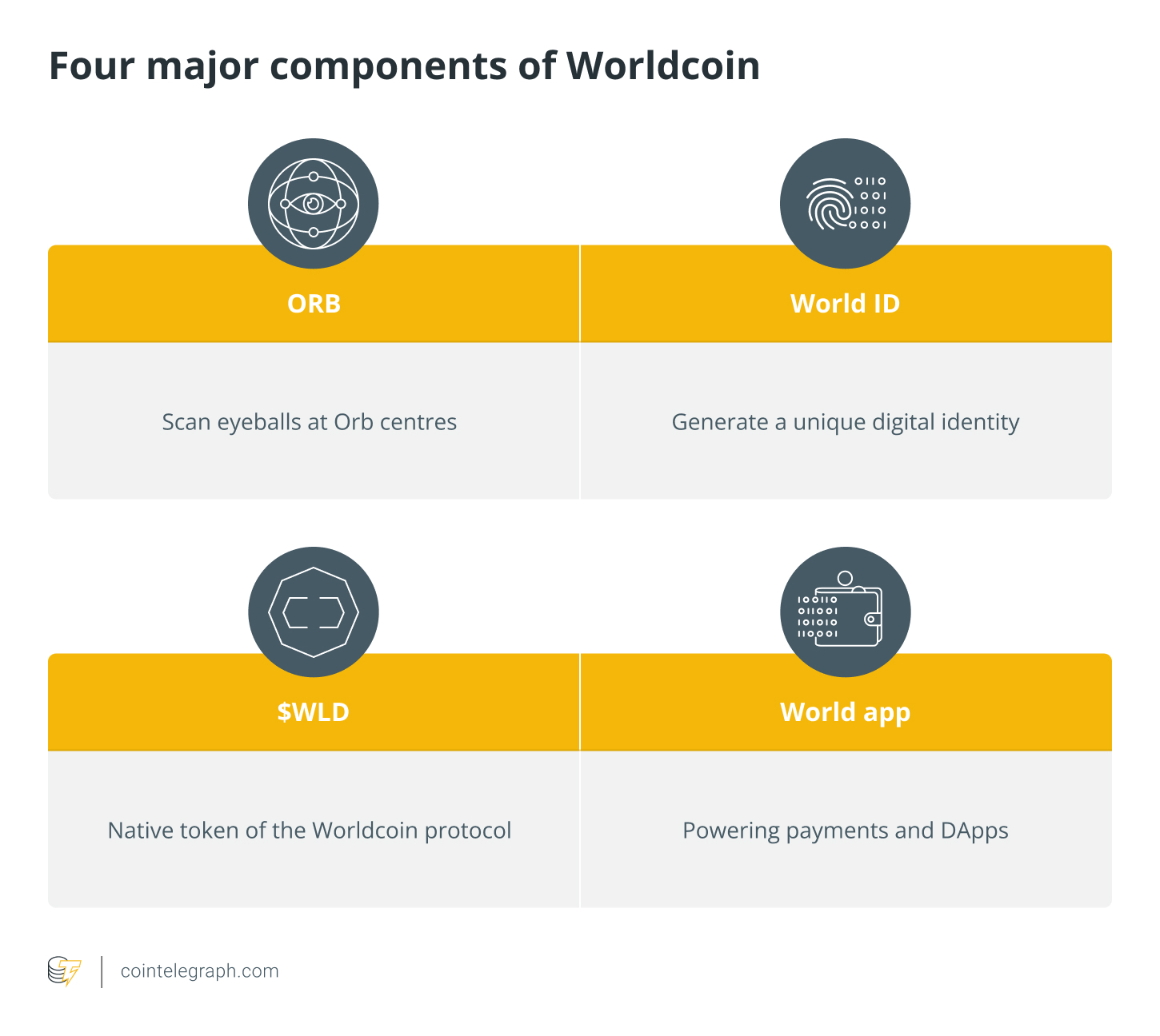 Four major components of Worldcoin