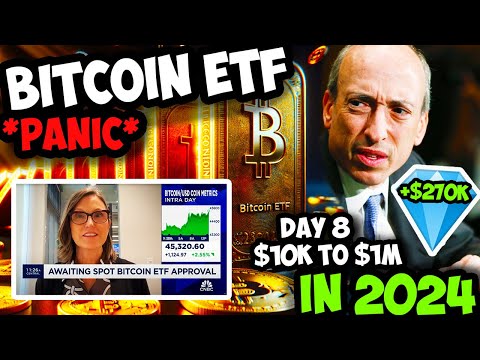*PANIC* BITCOIN ETF FLOODGATES OPEN!! ARK Invest Says "ETF WILL BE APPROVED ON WEDNESDAY"