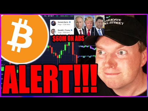 ALERT: BITCOIN PRICE LIVE 🚨 MARKET IS TURNING!! KAMALA SPENT $60M ON ADS & BRICS WILL DESTROY USD