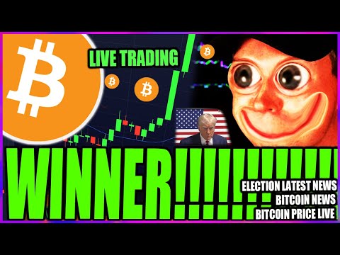 ALERT: TRUMP ELECTION VICTORY SPEECH LIVE! BITCOIN PRICE LIVE 🚨 BITCOIN TRADING LIVE!