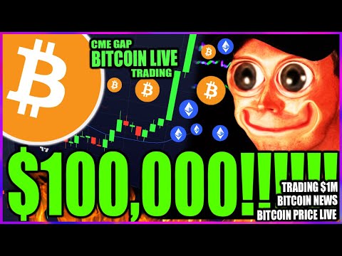 ALERT 🚨 BITCOIN TRUMP PUMP TO $1M - BITCOIN PRICE LIVE! BTC CME GAP TRADING LIVE - LIVE CRYPTO NEWS