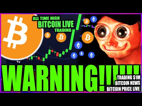 WARNING 🚨 BITCOIN TRUMP PUMP EUPHORIA - BITCOIN PRICE LIVE! BTC CME GAP TRADING LIVE - CRYPTO NEWS