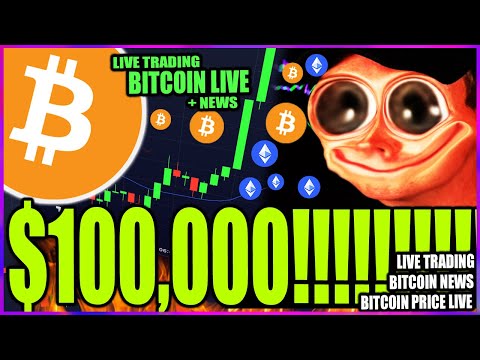 ALERT 🚨 BITCOIN PRICE LIVE - $100,000 TODAY - ETHEREUM PUMP PRICE LIVE! - CRYPTO NEWS + ALTCOINS