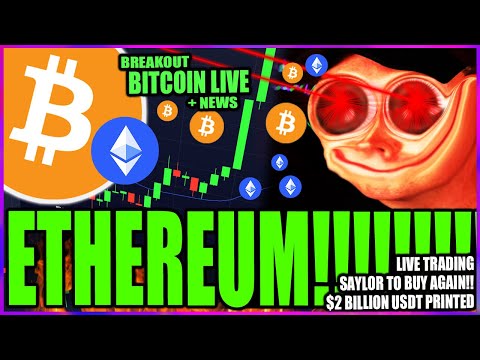 ALERT 🚨 BITCOIN PRICE LIVE - USA MARKET OPEN - ETHEREUM PRICE LIVE - ALTCOIN SEASON BEGINS - CRYPTO