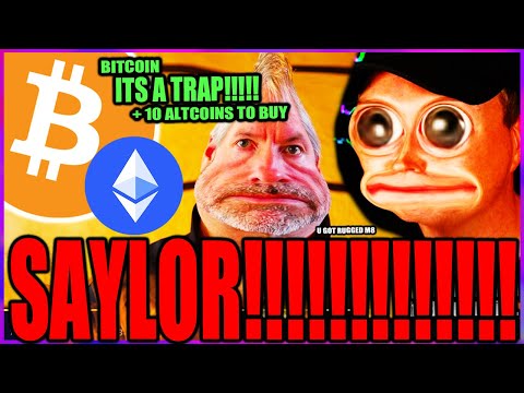 WARNING 🚨 THE BITCOIN MICHAEL SAYLOR TRAP!!!  BITCOIN CPI PUMP!!! 10 ALTCOINS TO HOLD IN 2025